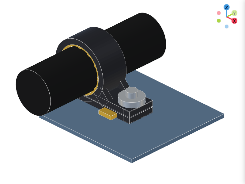Aerospace wire-harness clamp with EMI shielding
